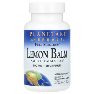 Planetary Herbals, мелисса лекарственная Full Spectrum™, 60 капсул (500 мг в 1 капсуле)