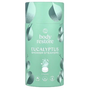 Body Restore, Пароварки для душа, эвкалипт, 6 таблеток, 5,3 унции