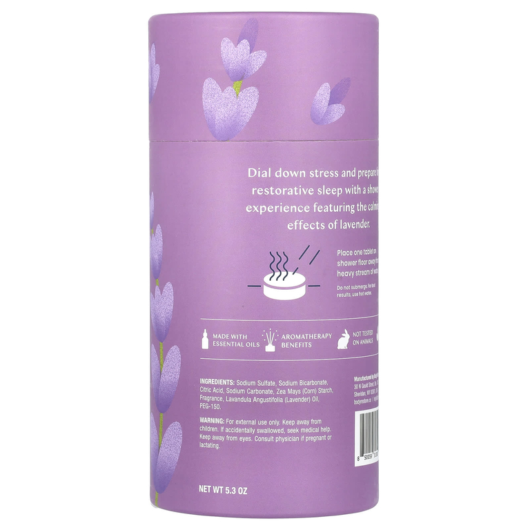 Body Restore, Пароварки для душа, лаванда, 6 таблеток, 5,3 унции (Товар снят с продажи) 