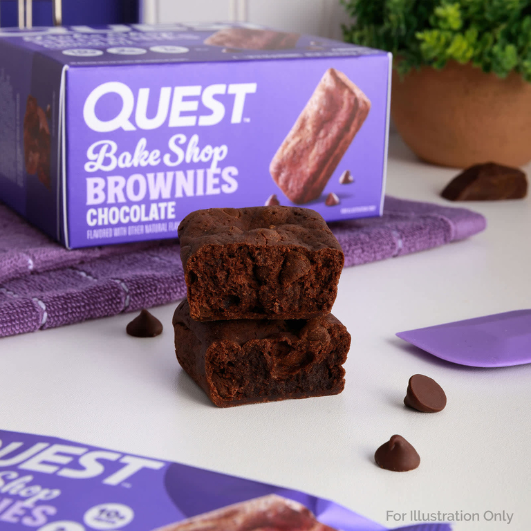 Quest Nutrition, Bake Shop, шоколадные, 4 пирожных, 56 г (1,98 унции)