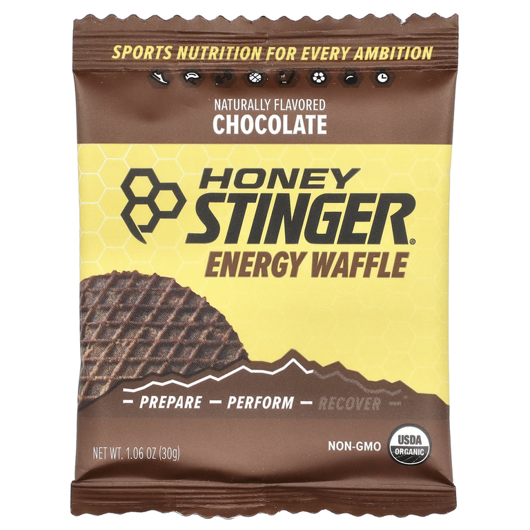 Honey Stinger, Energy Waffle, шоколад, 12 пакетиков, 30 г (1,06 унции) (Товар снят с продажи) 