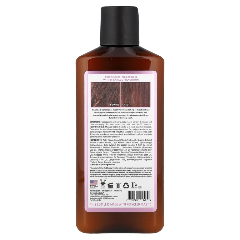 Petal Fresh, Hair ResQ, средство для густоты волос, усовершенствованная формула для густоты розмарина и мяты, укрепляющий кондиционер, 355 мл