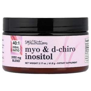 SMNutrition, мио- и D-хироинозитол, 61,5 г (2,17 унции)