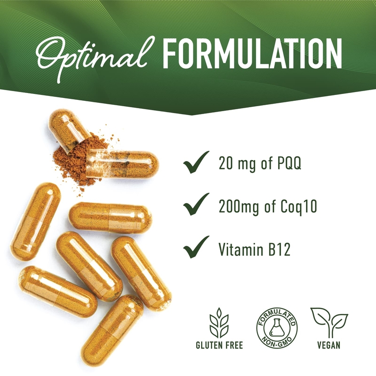 SMNutrition, PQQ с витамином B12, 60 капсул