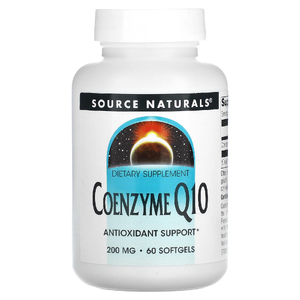 Source Naturals, коэнзим Q10, 200 мг, 60 мягких таблеток