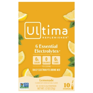 Ultima Replenisher, 6 Essential Electrolytes, ежедневная смесь для приготовления электролитов, лимонад, 10 пакетиков по 3,7 г (0,13 унции) (Товар снят с продажи) 