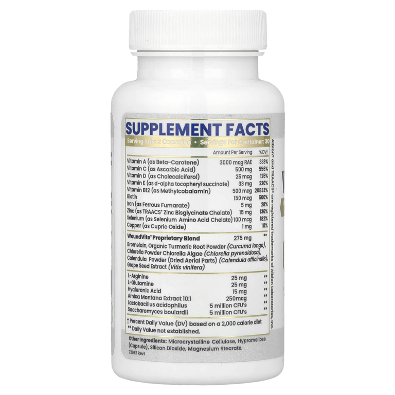 Zen Nutrients, WoundVite®, 60 капсул