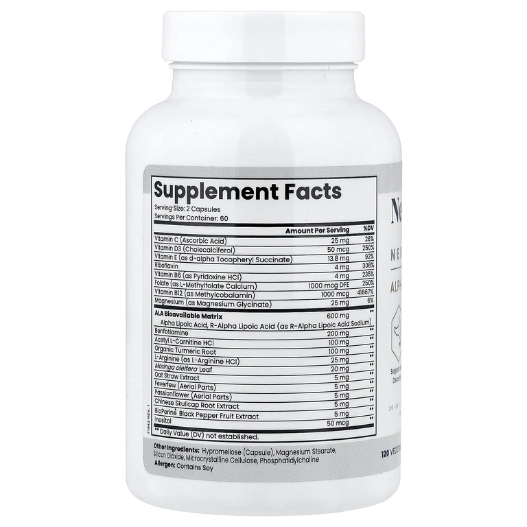 Zen Nutrients, NeuraZenx®, поддержка нервов, 120 растительных капсул