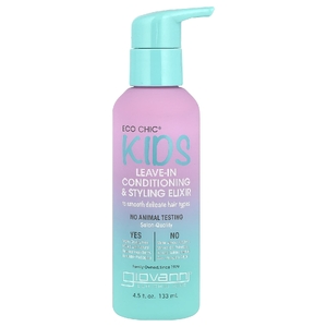 Giovanni, Eco Chic® Kids, несмываемый эликсир для кондиционирования и укладки, 133 мл (4,5 жидк. унц.)