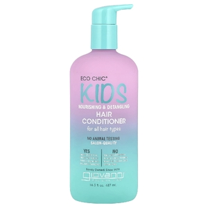Giovanni, Eco Chic® Kids, питательный кондиционер для волос, для всех типов волос, 487 мл (16,5 жидк. унц.)