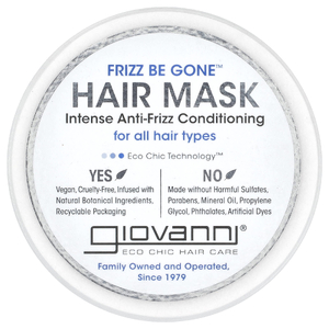 Giovanni, Frizz Be Gone ™, маска для волос, интенсивный кондиционер против пушения, 295 мл (10 жидк. унц.)