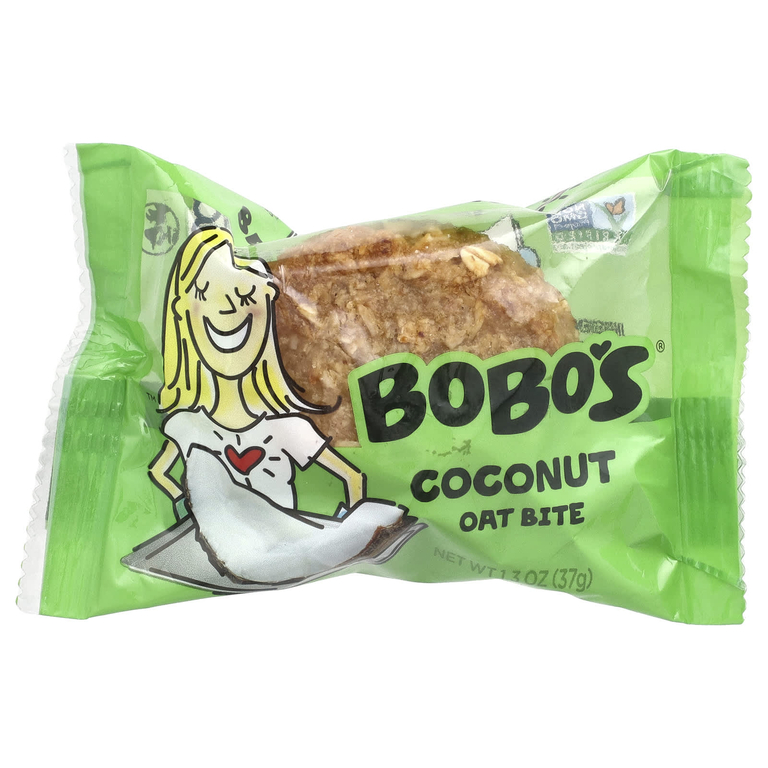 Bobo's Oat Bars, Овсяные кусочки, кокос, 5 кусочков, 37 г (1,3 унции) (Товар снят с продажи) 