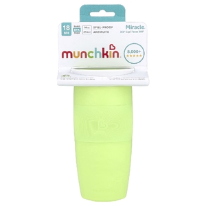 Munchkin, Miracle® 360 ° Cup, от 18 месяцев, светло-зеленый, 414 мл (14 унций)