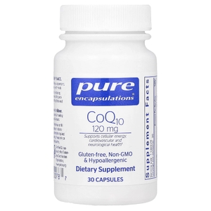 Pure Encapsulations, CoQ10, 120 мг, 30 капсул