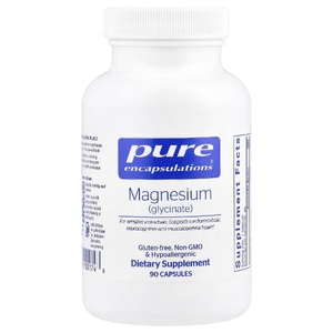 Pure Encapsulations, магний (глицинат), 90 капсул (120 мг в 1 капсуле)