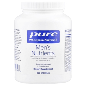 Pure Encapsulations, Men's Nutrients, мультивитаминный / минеральный комплекс для мужчин старше 40 лет, 360 капсул