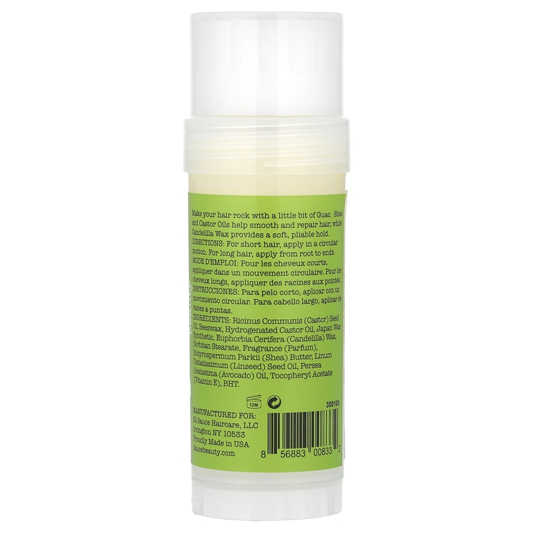 Sauce Beauty, воск-стик для волос, гуакамоле, 56 г (2 унции) (Товар снят с продажи) 
