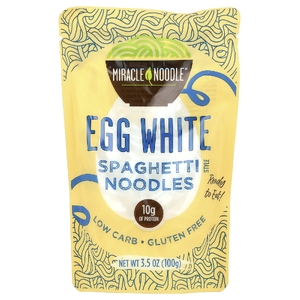 Miracle Noodle, Спагетти, яичный белок, 100 г (3,5 унции)