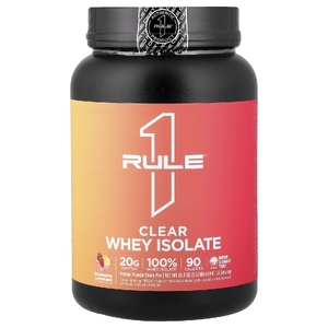 Rule One Proteins, прозрачный сывороточный изолят, со вкусом клубничного лимонада, 689 г (1,52 фунта)