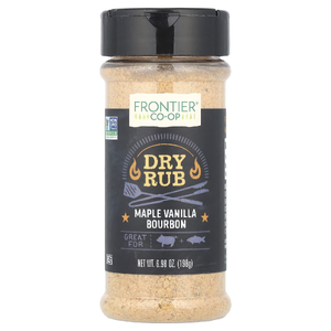 Frontier Co-op, Dry Rub, кленовый ваниль и бурбон, 198 г (6,98 унции) (Товар снят с продажи) 