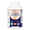 Vitamatic, жир из печени норвежской трески, лимонный вкус, 120 капсул