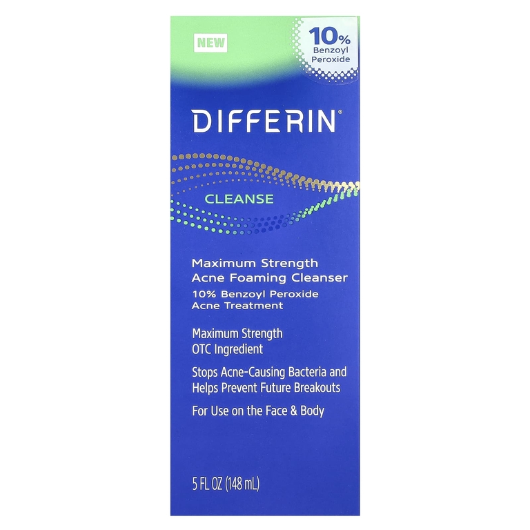 Cetaphil, Differin®, пенка для умывания с максимальной эффективностью, 148 мл (5 жидк. Унций)