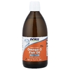 NOW Foods, рыбий жир с омега-3, лимонный вкус, 500 мл (16,9 жидк. унции)