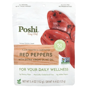 Poshi, Easy Chef, красный перец с нерафинированным оливковым маслом высшего качества, 152 г (5,4 унции) (Товар снят с продажи) 