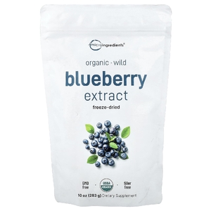 Micro Ingredients, Органический, лиофилизированный экстракт голубики, 283 г (10 унций)