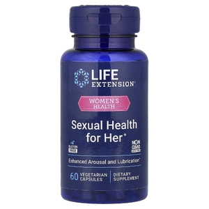 Life Extension, Women's Health, Sexual Health for Her, 60 вегетарианских капсул