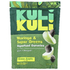 Kuli Kuli, Жевательные мармеладки Superfood, моринга и зелень, зеленое яблоко, 60 жевательных таблеток на растительной основе
