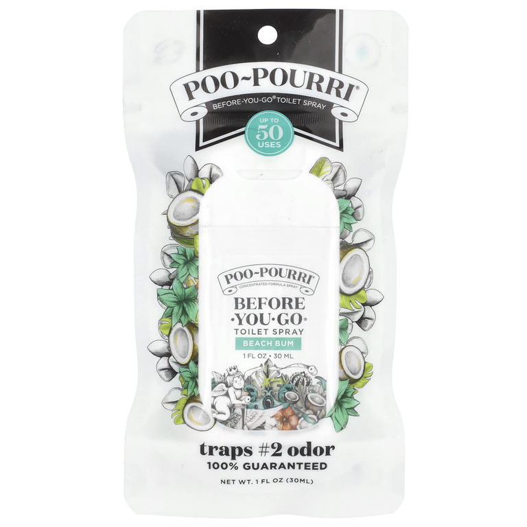 Poo-Pourri, спрей для туалета Before-You-Go®, Beach Bum, 30 мл