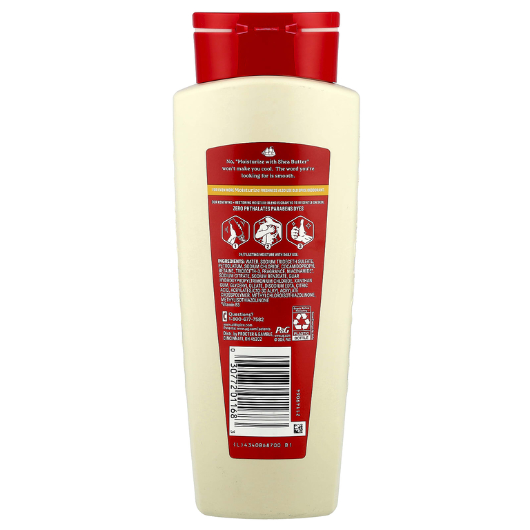 Old Spice, Гель для душа, увлажнение, масло ши, 532 мл (18 жидк. Унций)