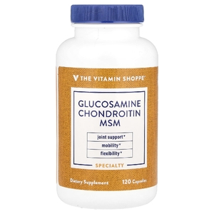 The Vitamin Shoppe, Глюкозамин и хондроитин МСМ, 120 капсул (Товар снят с продажи) 