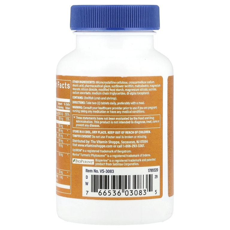 The Vitamin Shoppe, Ultimate Gold Joint Care, 60 таблеток (Товар снят с продажи) 