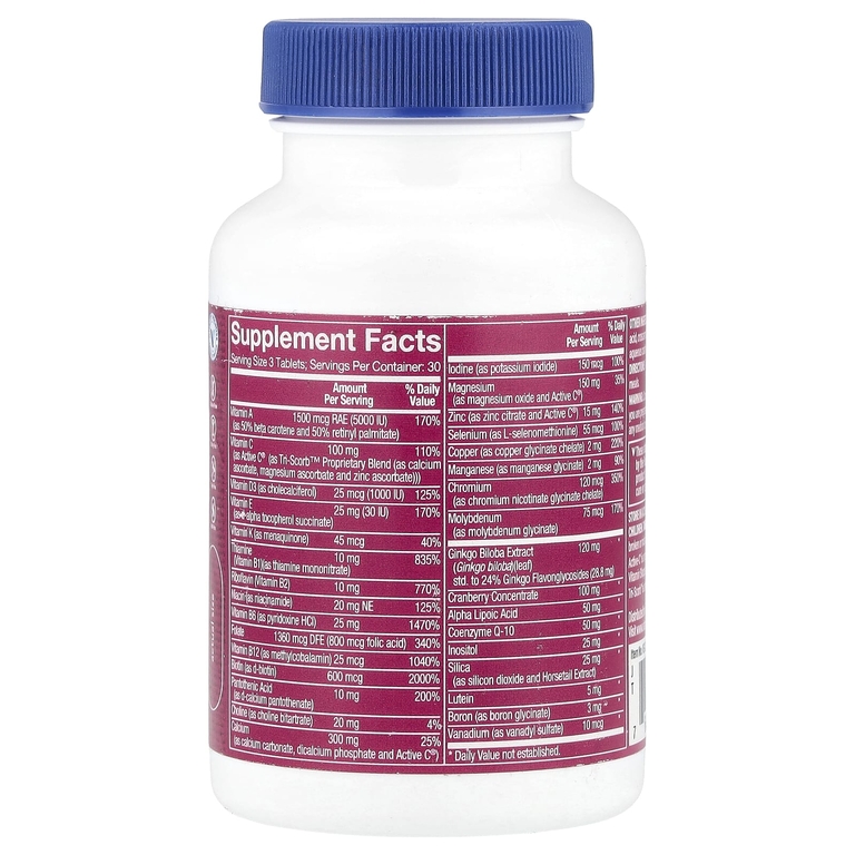 The Vitamin Shoppe, Ultimate Woman® 50+, мультивитамины и мультиминералы, 90 таблеток