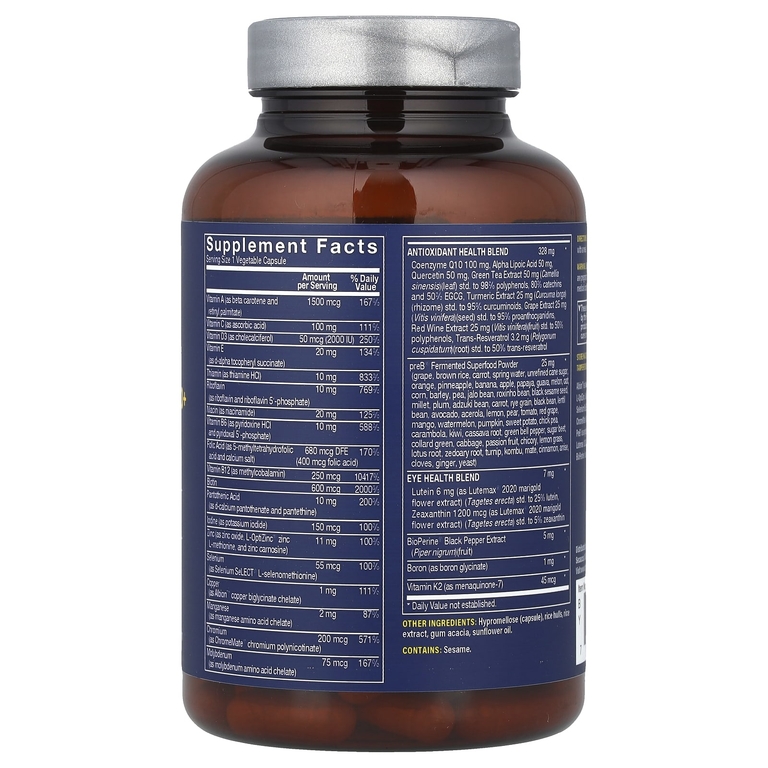 Vthrive, Bioactive Women's 50+ One Daily Multi, 60 растительных капсул