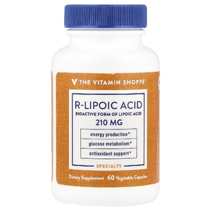 The Vitamin Shoppe, R-липоевая кислота, 60 растительных капсул