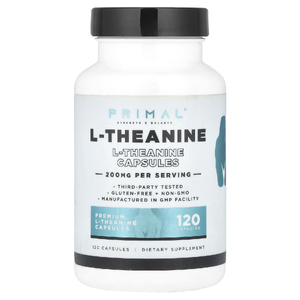 PrePrimal, L-теанин, 200 мг, 120 капсул