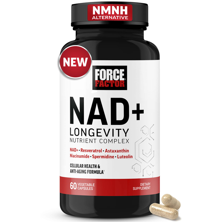 Force Factor, NAD + Longevity Nutrient Complex, 60 растительных капсул