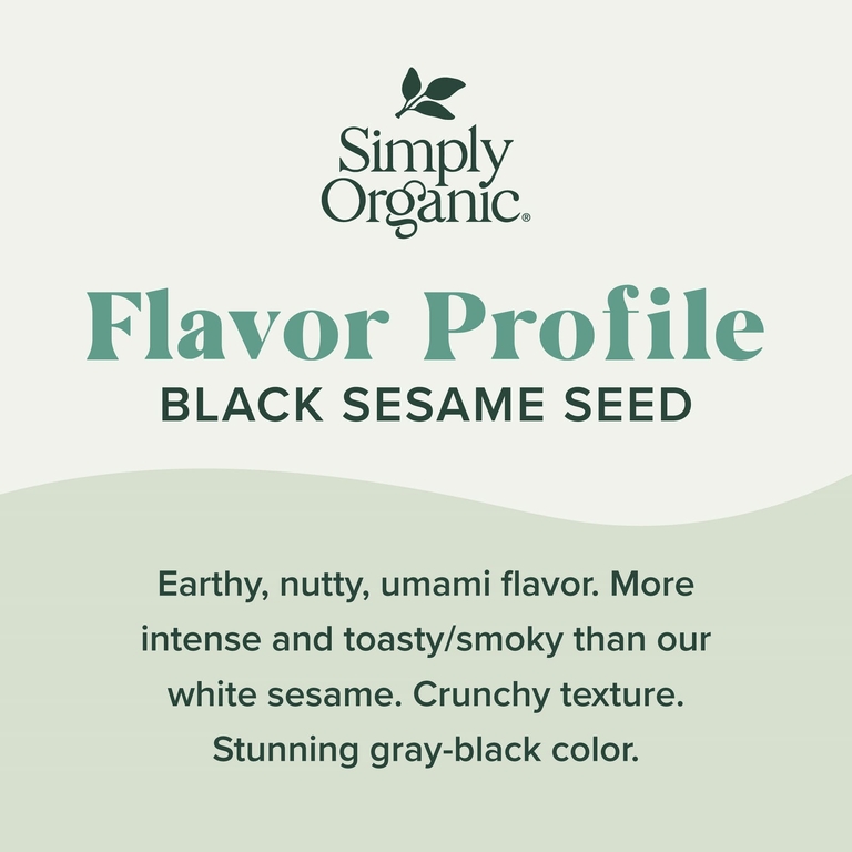 Simply Organic, Семена черного кунжута, 80 г (2,82 унции) (Товар снят с продажи) 