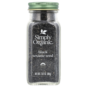 Simply Organic, Семена черного кунжута, 80 г (2,82 унции)