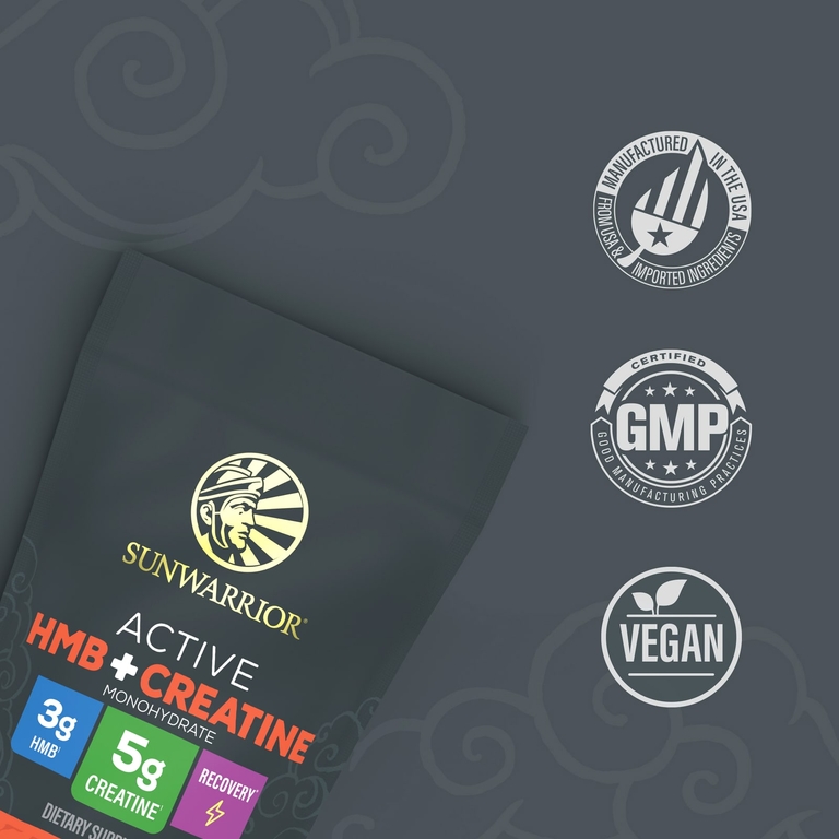 Sunwarrior, Sport, активный HMB + моногидрат креатина, без добавок, 240 г (8,46 унции)