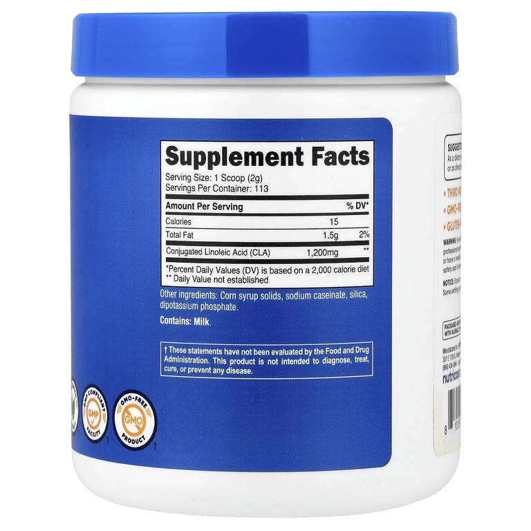 Nutricost, CLA, без добавок, 227 г (8,1 унции)