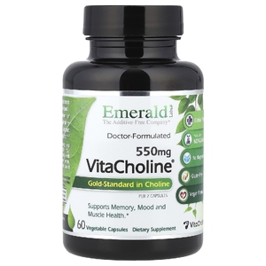 Emerald Laboratories, VitaCholine®, 60 растительных капсул (275 мг на капсулу) (Товар снят с продажи) 