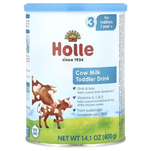 Holle, Напиток из коровьего молока, для детей от 1 года, 400 г (14,1 унции)