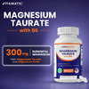 Vitamatic, таурат магния с витамином B6, 180 вегетарианских капсул