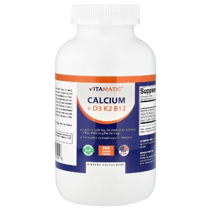 Vitamatic, Кальций + D3, K2, B12`` 365 таблеток, покрытых оболочкой