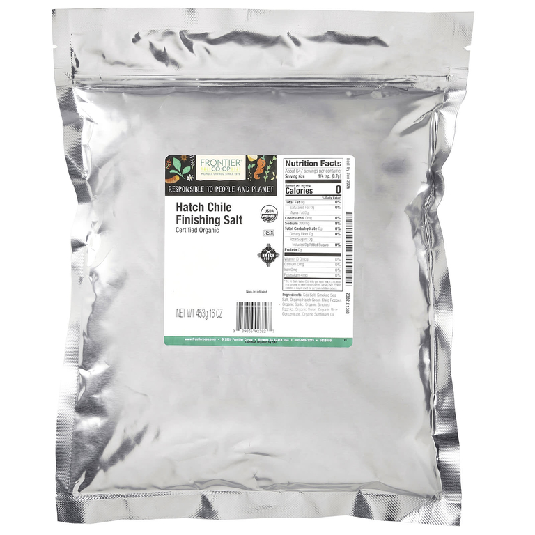 Frontier Co-op, Hatch Chile Finishing Salt, 453 г (16 унций)