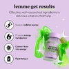 Lemme, Energy B12 и CoQ10, жевательные мармеладки, матча, 60 жевательных таблеток